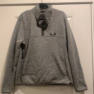 LL BEAN GRAY HOODIE